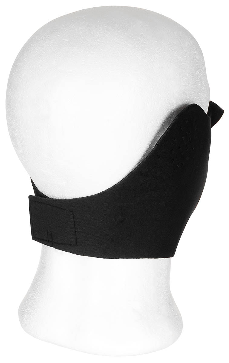 Mască Protecție Față Windproof Negru MFH - 100% Poliester, Fleece Interior