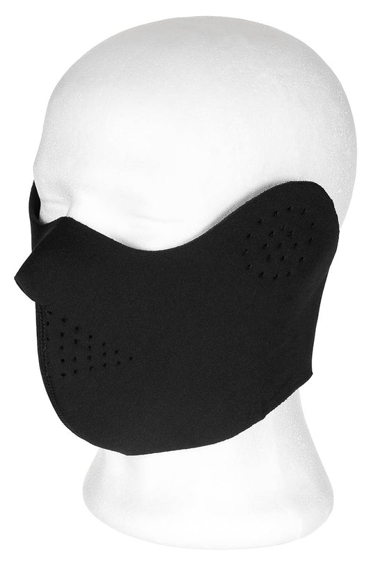 Mască Protecție Față Windproof Negru MFH - 100% Poliester, Fleece Interior