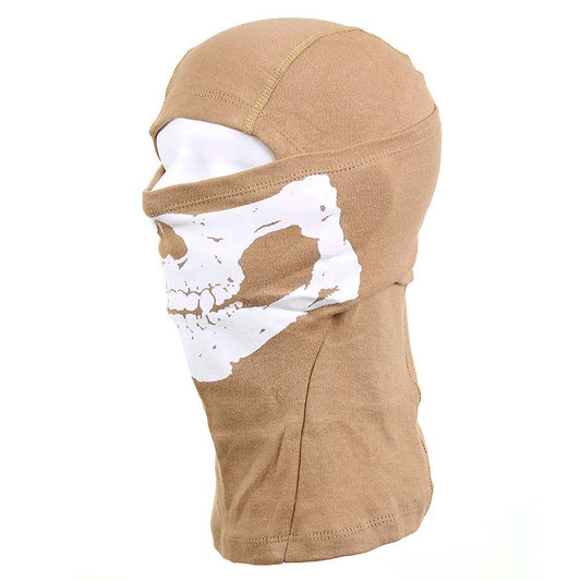 Masca Tactică Bivak Skull Khaki - Adaptabilitate și Confort Superior