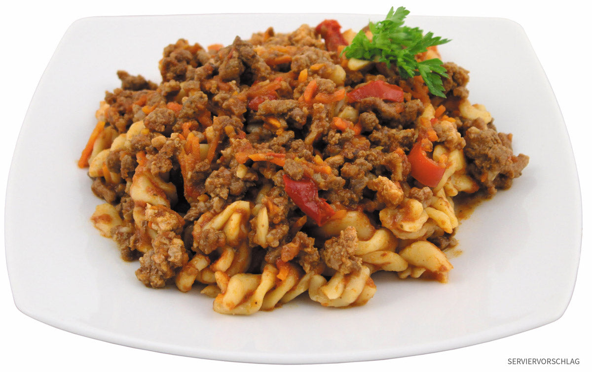 Meniu Complet Nudeln cu Bolognese MFH - 400g, Fără Conservanți