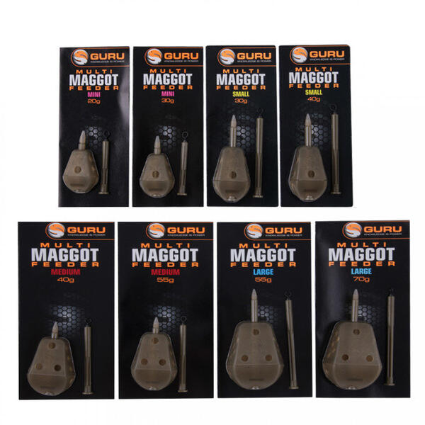 Method Feeder Guru Maggot Feeder Large 55g - Pescuit Eficient - 1