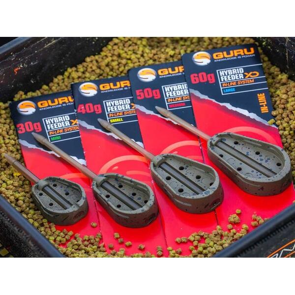 Method Feeder Hybrid Extra Distance Guru - 30g, Lansări Precise