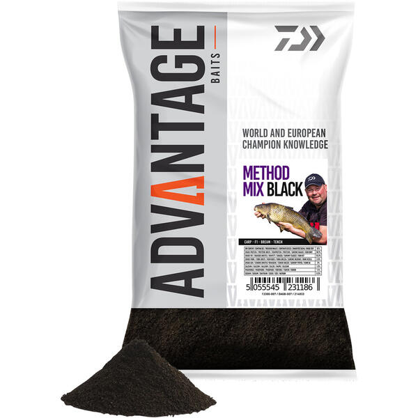 Method Mix Nada DAIWA Black 1KG - Atractivitate Maximă, Rezultate Garantate