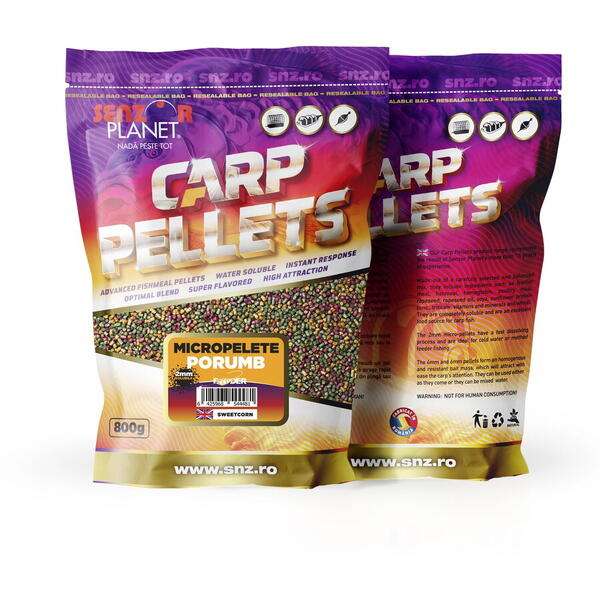 Micropelete Porumb Mix Senzor - Culori Atractive, 2mm/800g
