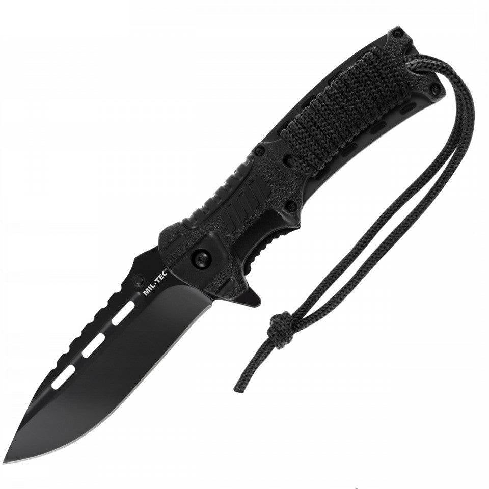 Briceag Mil-Tec Paracord Fire Starter Black