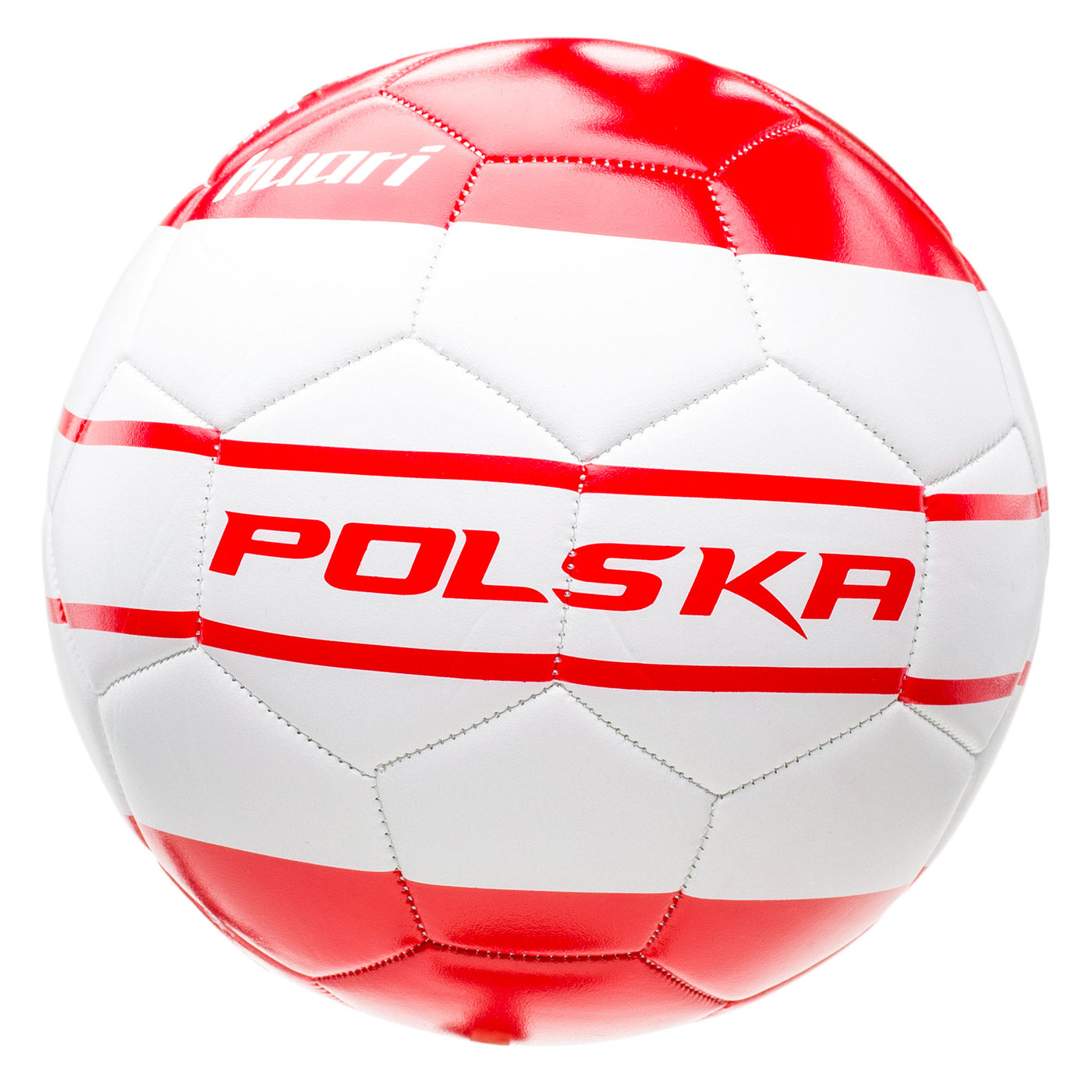 Minge Fotbal POLSKA WORLD CUP HUARI - Mărimea 5, Cusătură Mașină