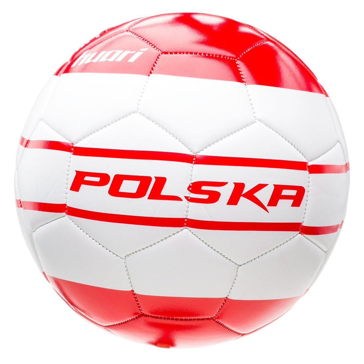 Minge Fotbal POLSKA WORLD CUP HUARI - Mărimea 5, Cusătură Mașină