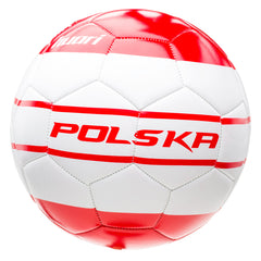 Minge Fotbal POLSKA WORLD CUP HUARI - Mărimea 5, Cusătură Mașină