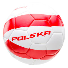 Minge Fotbal POLSKA WORLD CUP HUARI - Mărimea 5, Cusătură Mașină