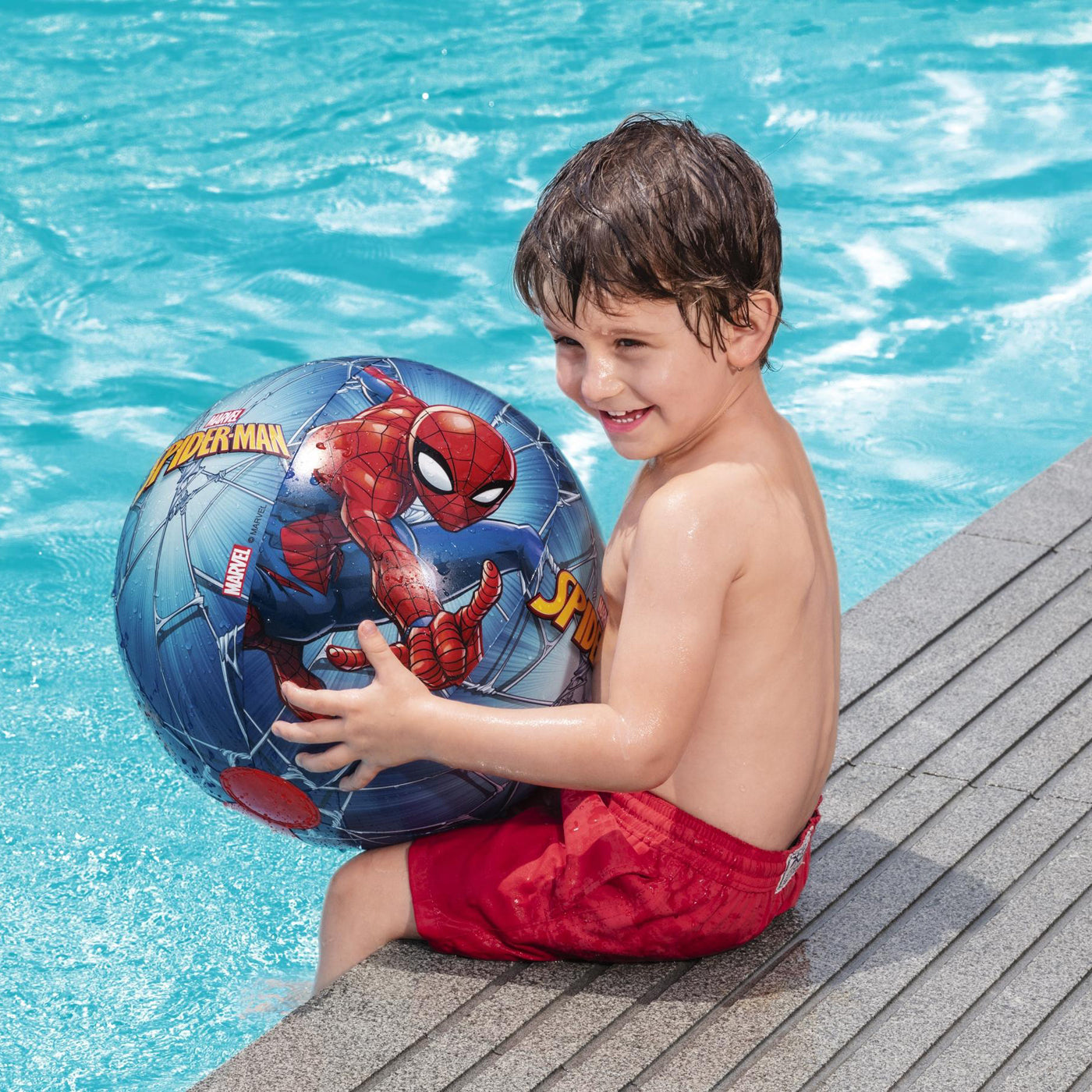 Minge Gonflabilă Plajă SPIDER-MAN BESTWAY - Ø 51 cm, Grafică Spider-Man - 7