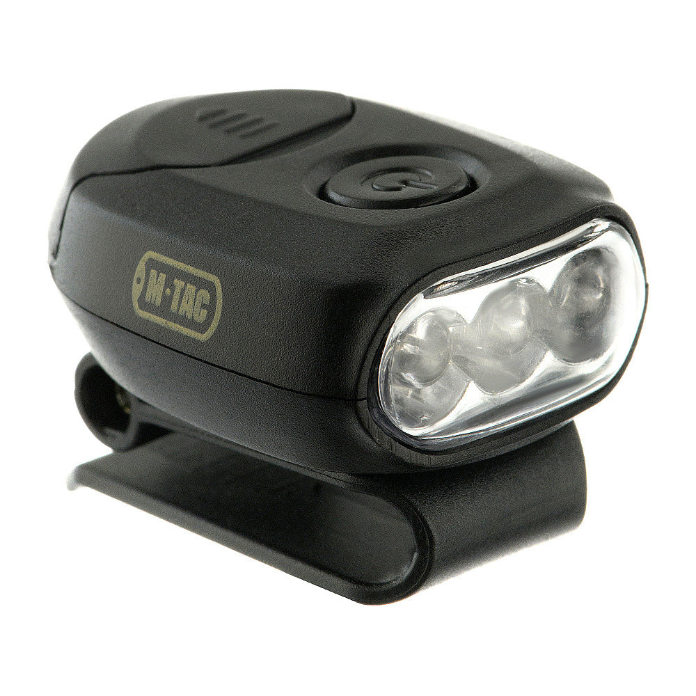 Mini Lanternă LED M-Tac - Compactă & Reglabilă Neagră