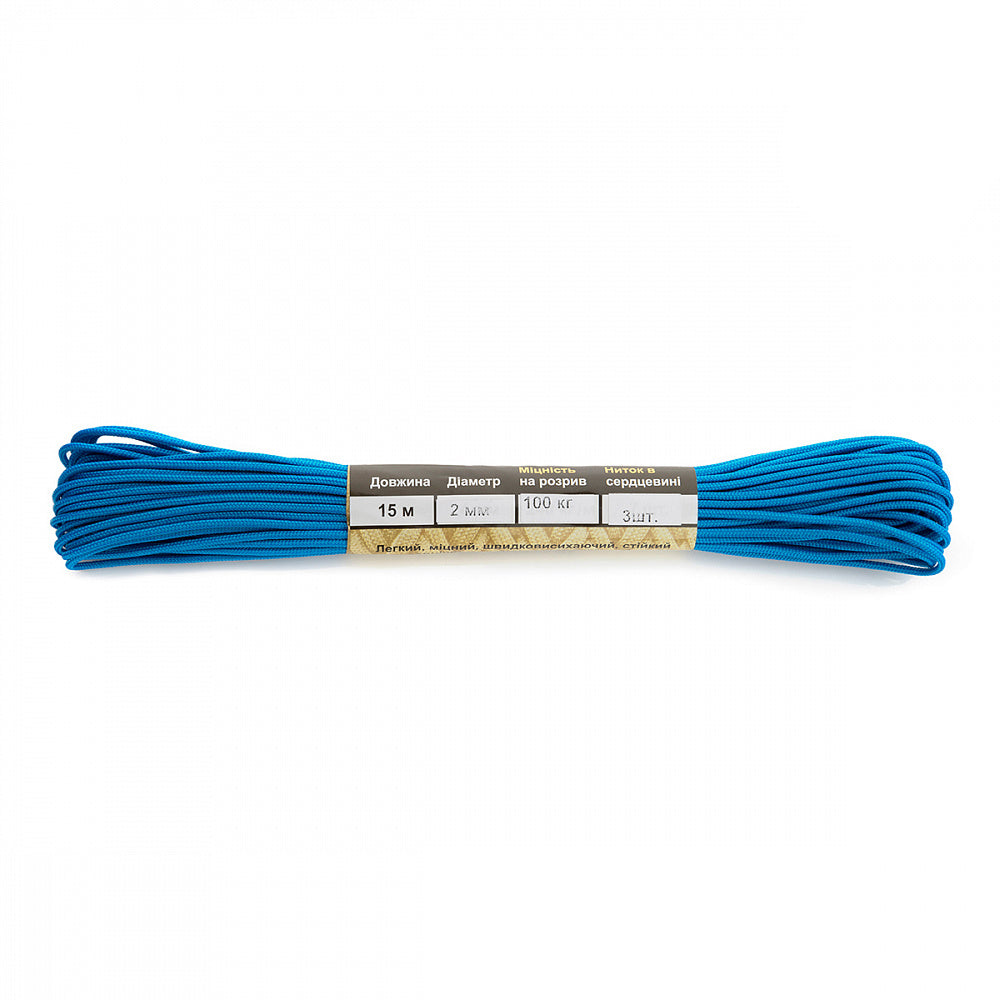 Minicord Paracord 15m M-Tac - Albastru Intens pentru Aventura Ta