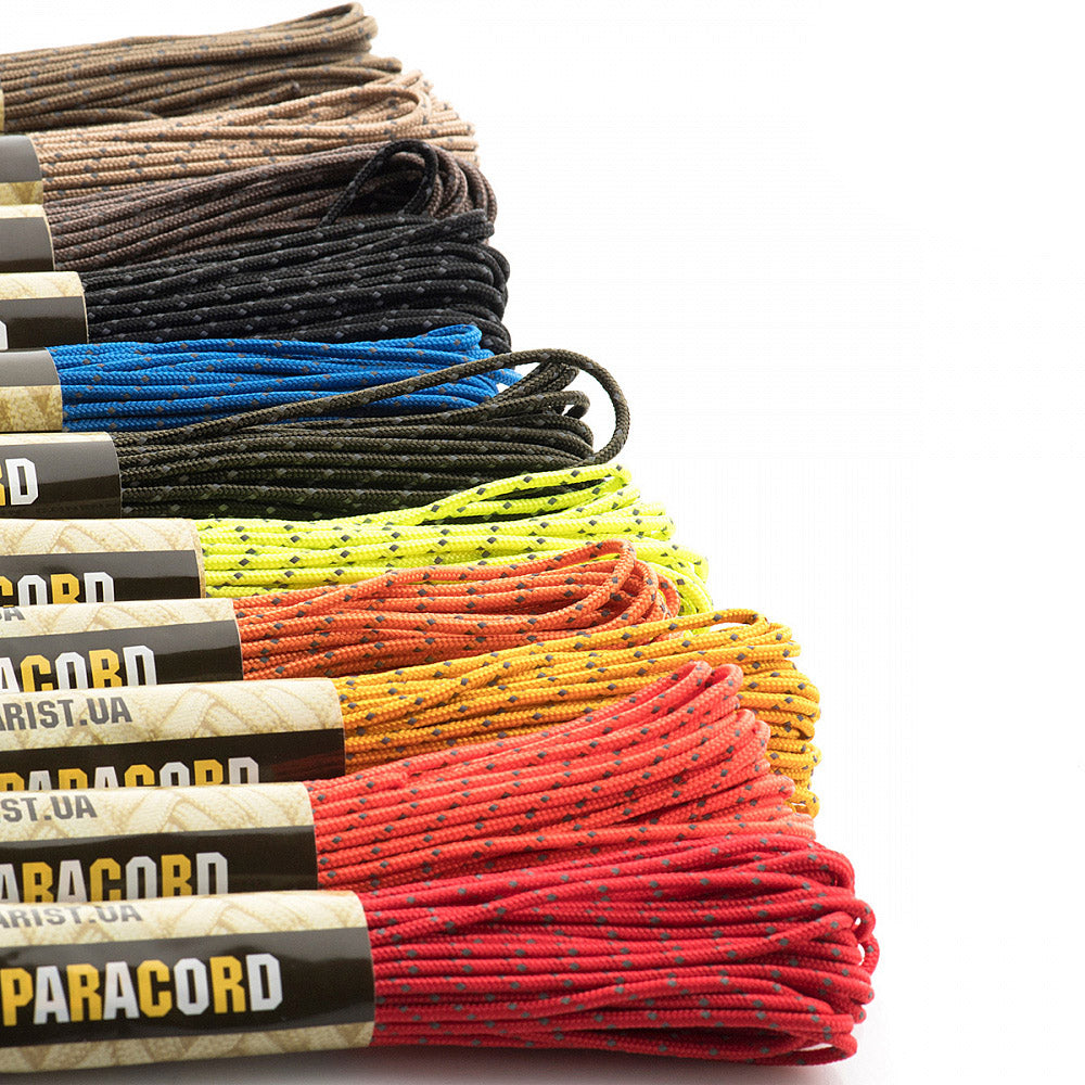 Minicord Paracord M-Tac Reflective Neon Yellow 15m