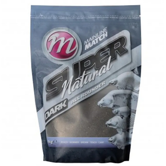 Mix Momeală Super Natural Dark Mainline - 1kg, Atracție Garantată