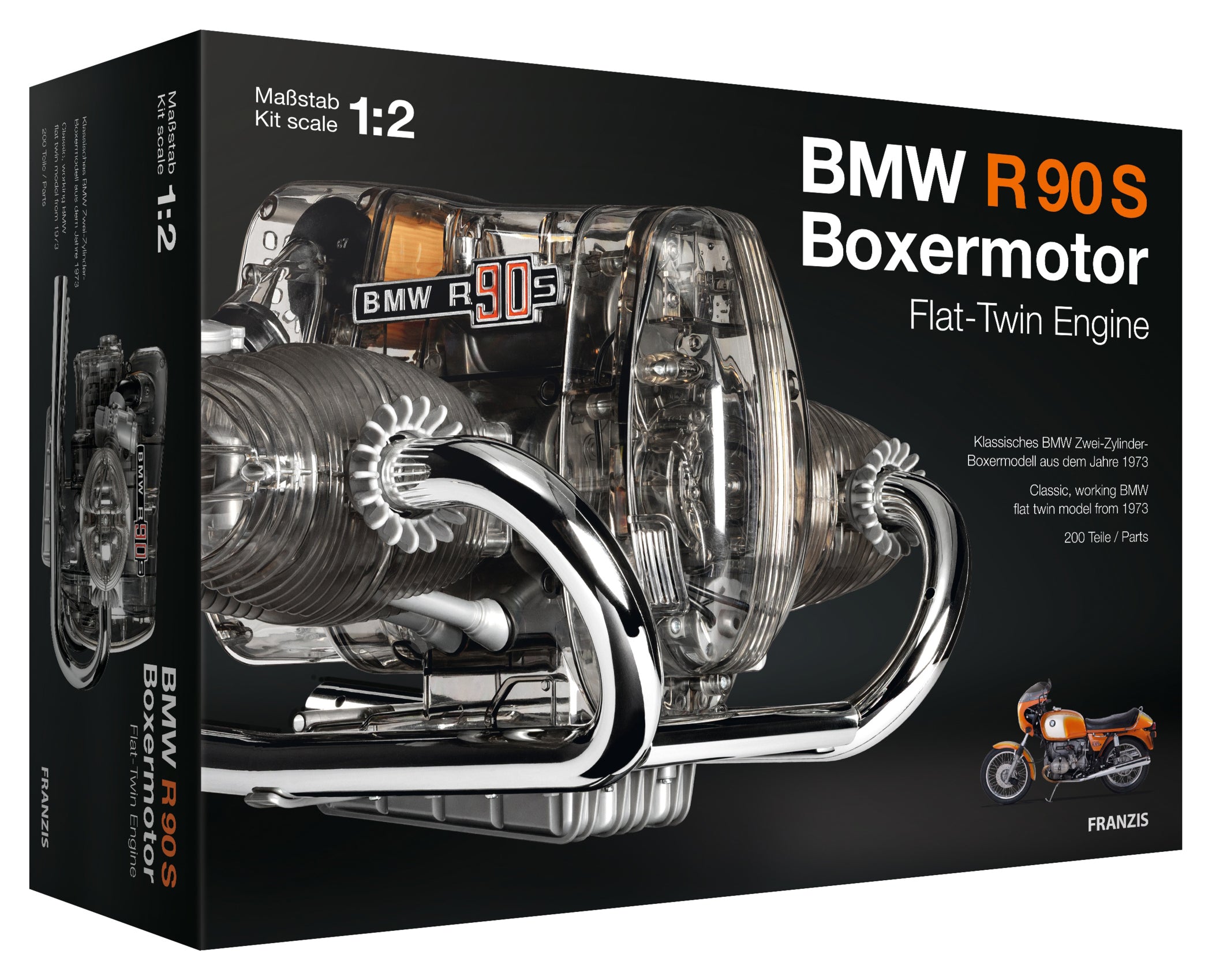 Model Boxermotor BMW R 90 S - Kit Asamblare Funcțional
