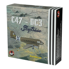 Model Die-cast C-47(D) Skytrain 1:100 #3 - Piesă Iconică de Istorie Militară