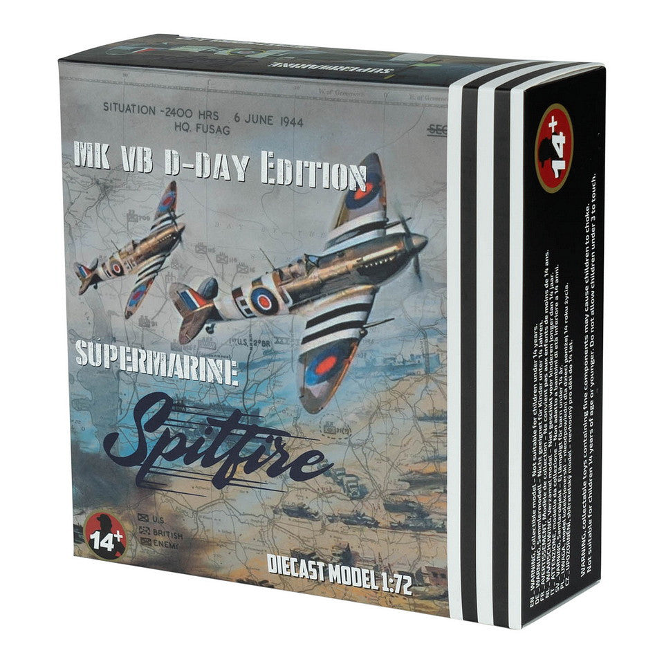 Model Die-cast Supermarine Spitfire MK VB D-Day 1:72 - Simbol al Victoriei
