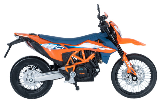 Model Miniatură KTM 690 SMC R - Detalii Realiste, Scara 1:12