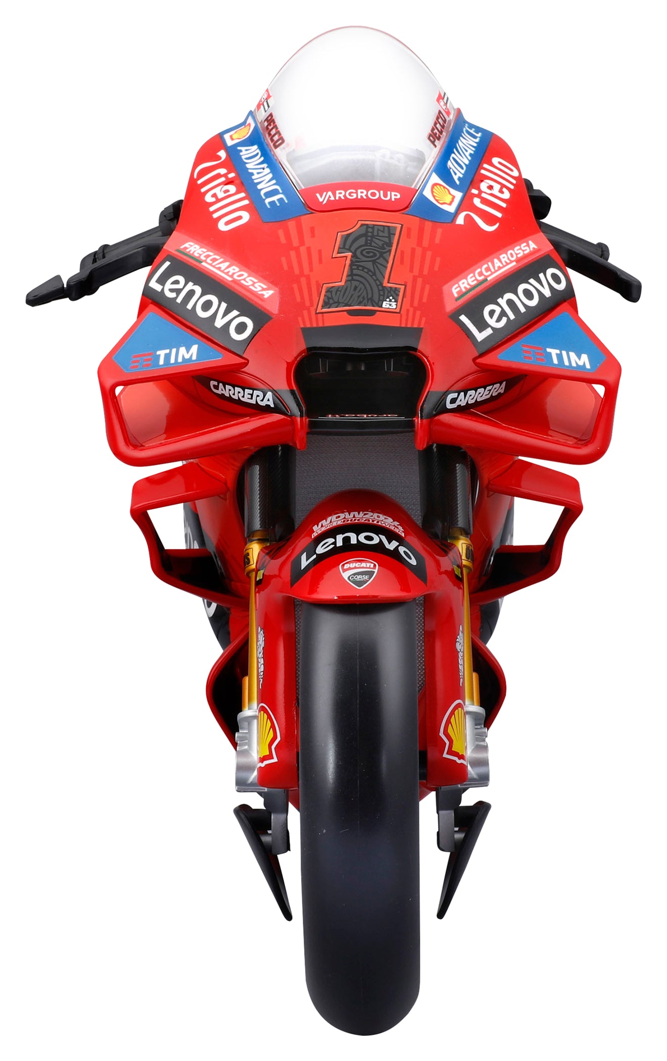 Model Motocicletă Ducati Lenovo Team 2024 Maisto - Detalii Realiste, Scara 1:6