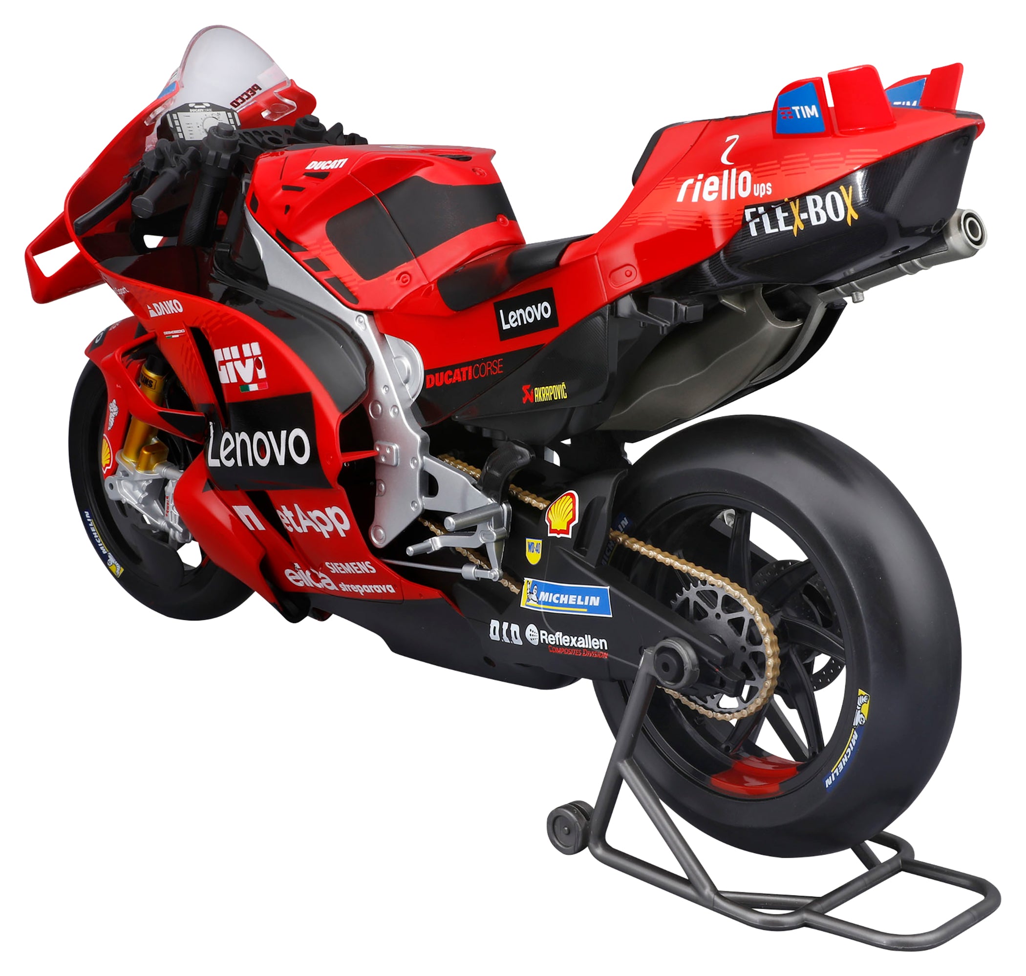 Model Motocicletă Ducati Lenovo Team 2024 Maisto - Detalii Realiste, Scara 1:6