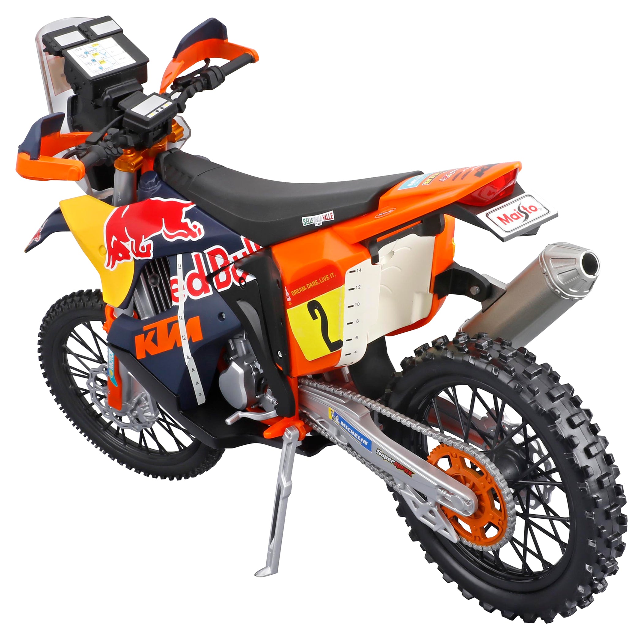 Model Motocicletă RedBull KTM 450 Rally Dakar Maisto - Scara 1:6