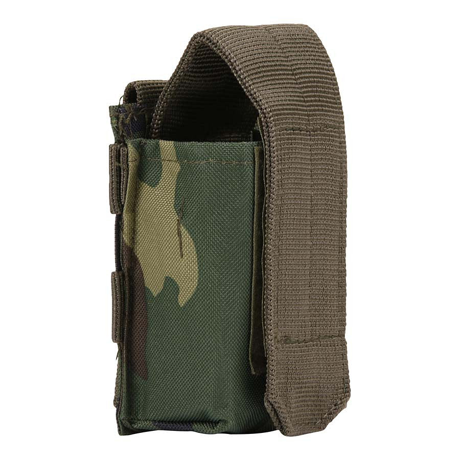 Molle Pouch Handgranaat #I Woodland - Siguranță și Acces Rapid