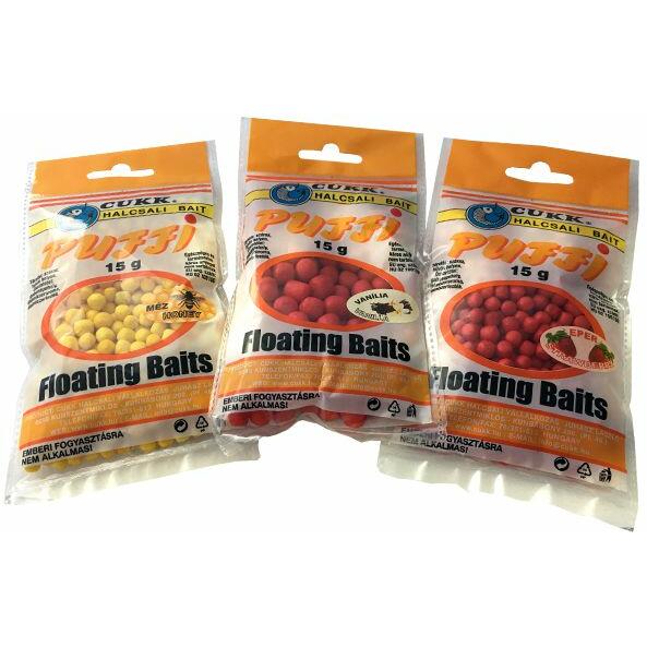 Momeală CUKK Puffi Capsuni 15g - Plutitoare, Atractant Intens - 2
