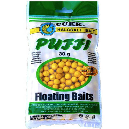 Momeală CUKK PUFFI Miere - Atractivă, Flotabilitate Ridicată