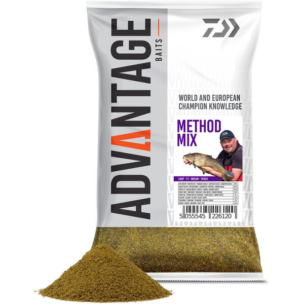 Momeală Nada Method Mix DAIWA - Atrage peștii, Rezultate Garantate
