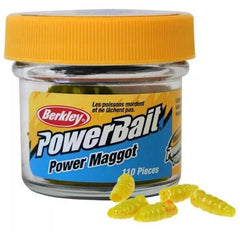 Momeală PowerBait Maggot Yellow Berkley - Atractant Puternic, Eficiență Maxima - 1