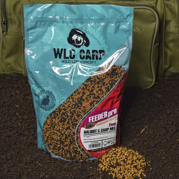 Momeli WLC Feeder Pro Halibut&Carp Mix 2mm/800g - Atracție Garantată - 1