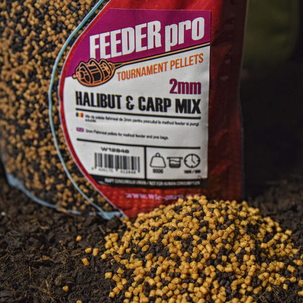 Momeli WLC Feeder Pro Halibut&Carp Mix 2mm/800g - Atracție Garantată - 2