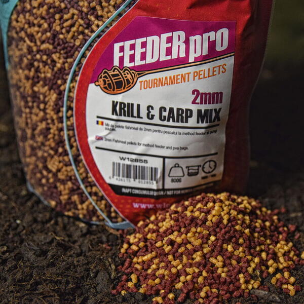 Momeli WLC Feeder Pro Krill&Carp Mix 2mm/800g - Atracție Instantă - 2