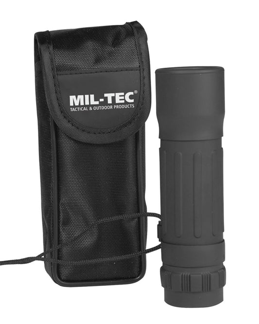 Monocular Mil-Tec 10x25 – Câmp Vizual 101 m/1000 m, Negru