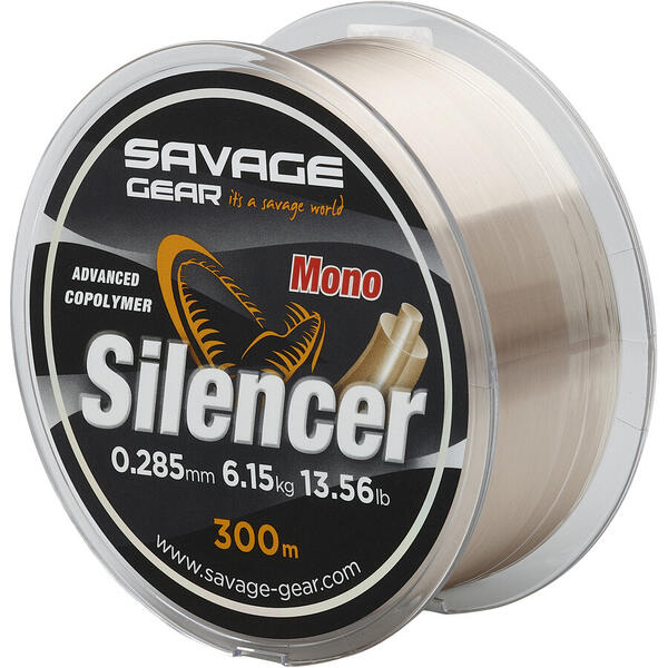 Monofilament Silencer Mono Savage Gear - 0.405mm, Rezistență Maxima