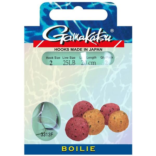 Montură Boiles Gamakatsu 3313NS - Fir 0.25mm, Gata de Acțiune