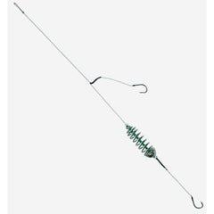 Montură Crap 2 Cârlige ARROW INT. - Fir Textil 0.25mm, Gata de Acțiune