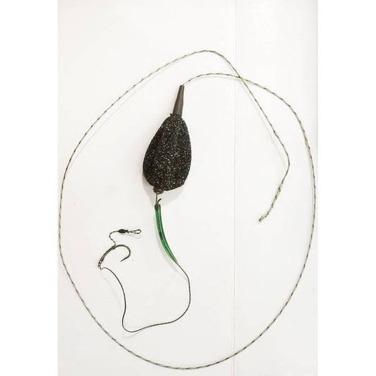 Montură Crap Arrow Int. Leadcore Texturat Inline Skin Rig Nr6 - Furtun Anti-Tangle