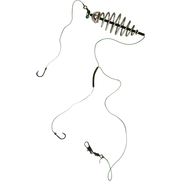 Montură Crap Culisantă ARROW INT. - 2 Cârlige, Fir Textil