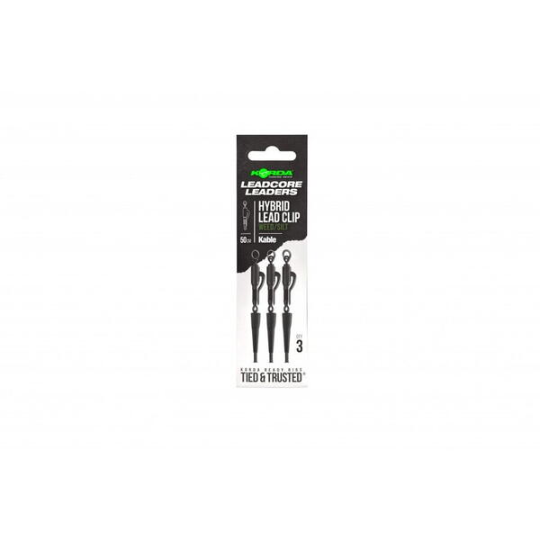 Montură Crap Kable Hybrid Lead Clip Korda - Rezistență Sporită, Anti-Încurcare - 2