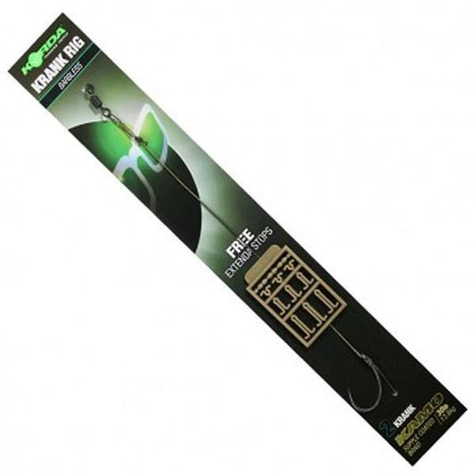 Montura Crap Krank Ready Rig Korda - Barbed, 10/15lb, Pre-Legată
