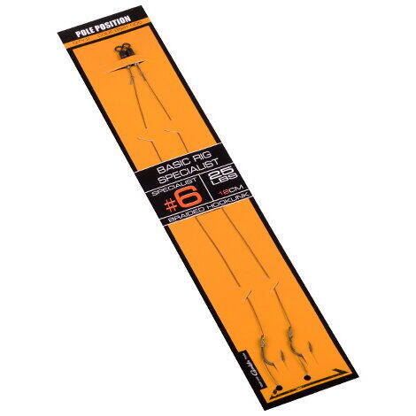Montură Crap Pole Position Gamakatsu - Nr. 6, 25LB, 2 buc