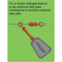 Montură Culisantă Crap Cormoran - Kit 5 buc, Montaj Rapid - 2