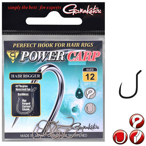 Montură Rig Crap Gamakatsu Power Carp Hair Rigger - Rezistență, Eficiență - 1