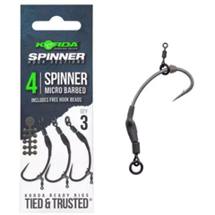 Monturi Cârlige Spinner Hook Korda - Eficiență Maxima Crap, 3 Bucăți
