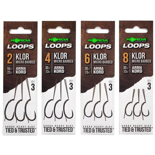 Monturi Crap Korda MONT.LOOP RIGS - 50lb, Gata de Utilizare - 1