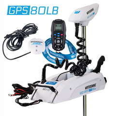 Motor Electric Barca Watersnake Geo-Spot GPS - 80lbs, 24V, 198cm - 1