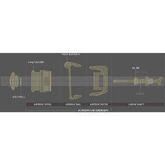 Mulinetă 23 Airity ST SF 2000SSP Daiwa - Durabilă, Ușoară - 7
