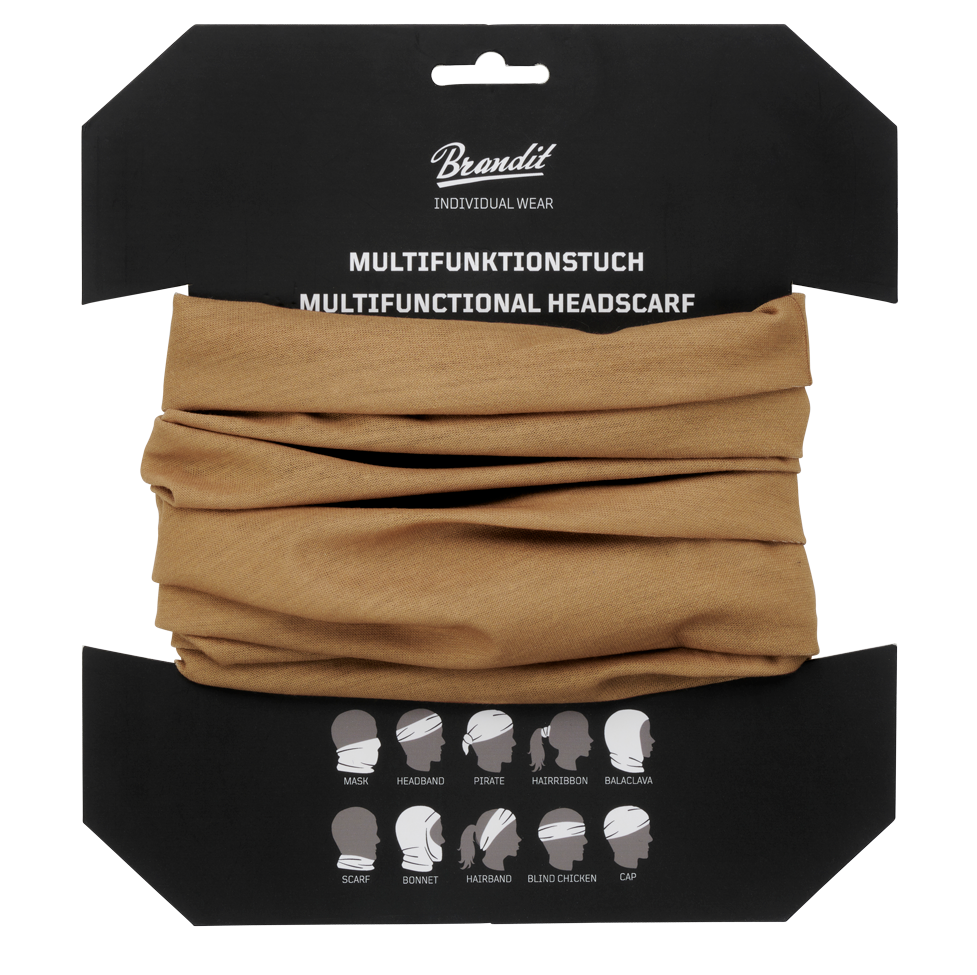 Multi Function Headgear Camel Brandit - Versatilitate Tactică