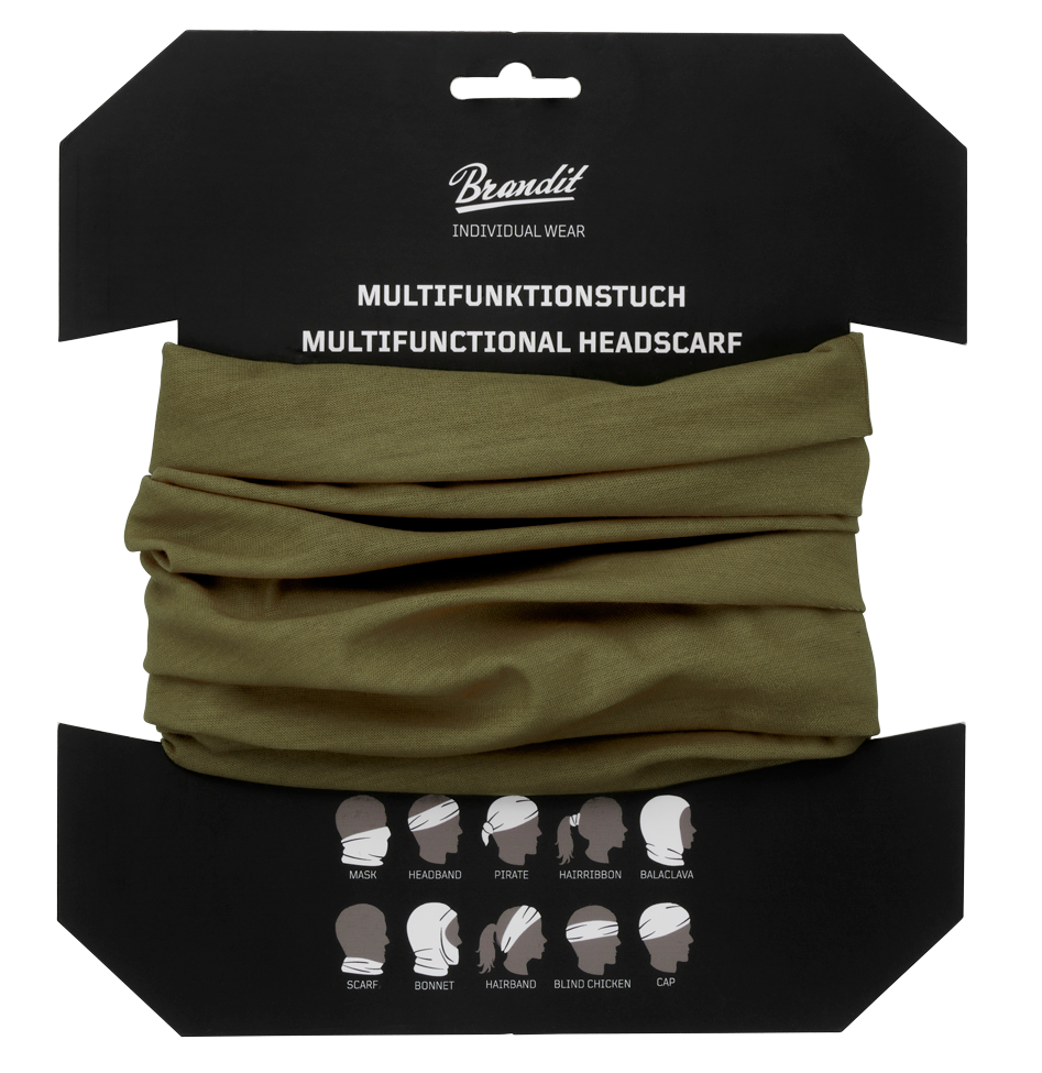 Multi Function Headgear Olive Brandit - Versatilitate Esențială